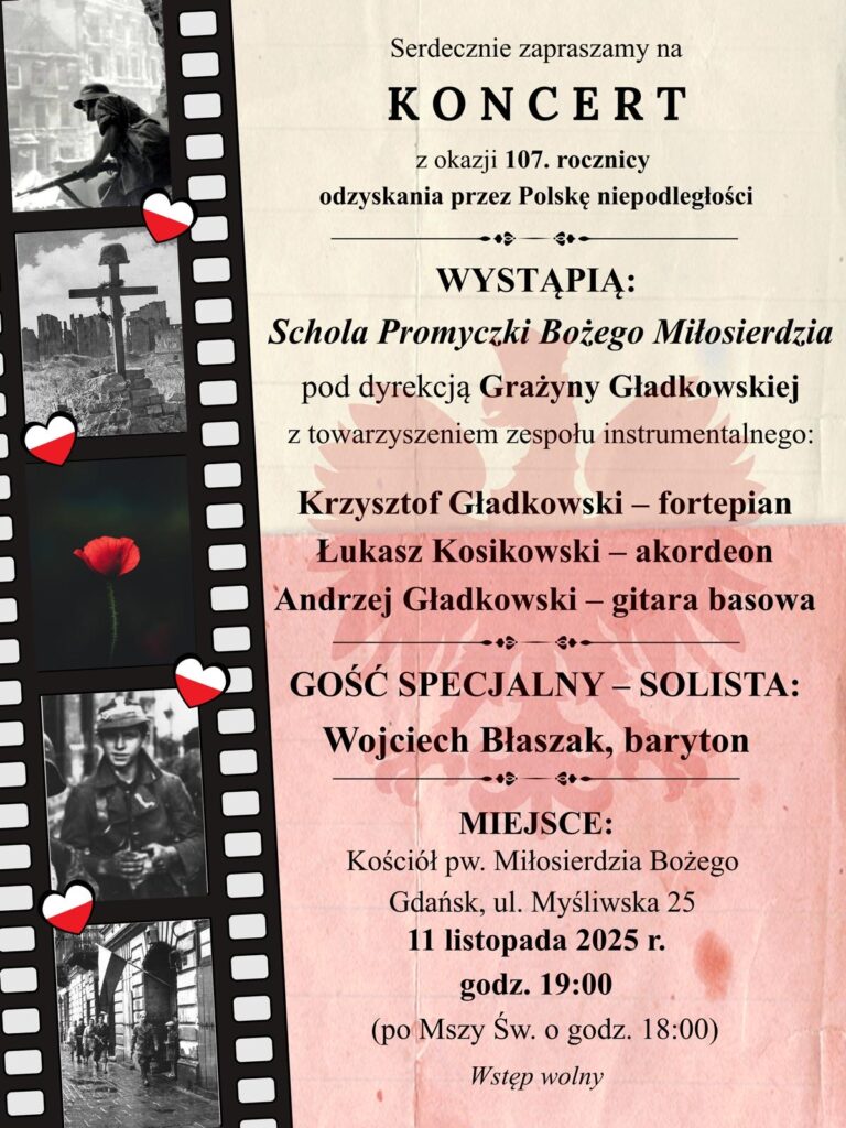 Wtorek, 11 listopada, godz. 19.00