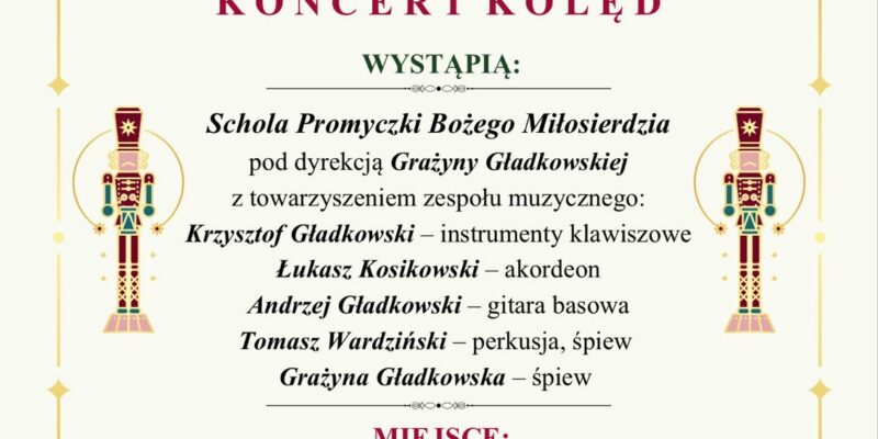 Koncert Kolęd, 27 XII