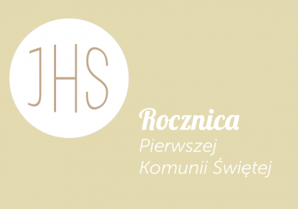 Rocznica pierwszej Komunii 2026